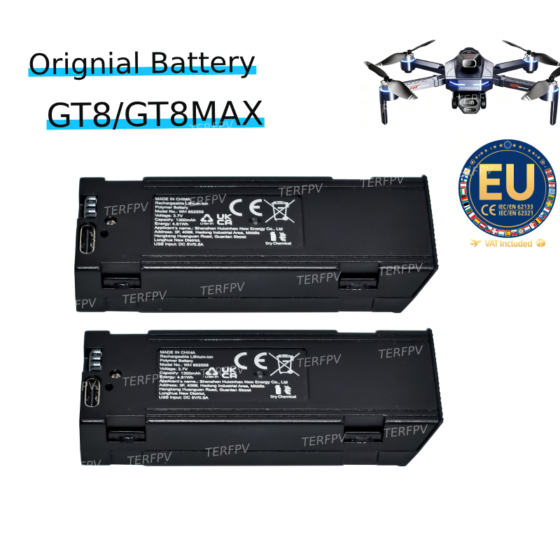 Eachine Drone E58 - Batteria Originale per Drone GT8 per