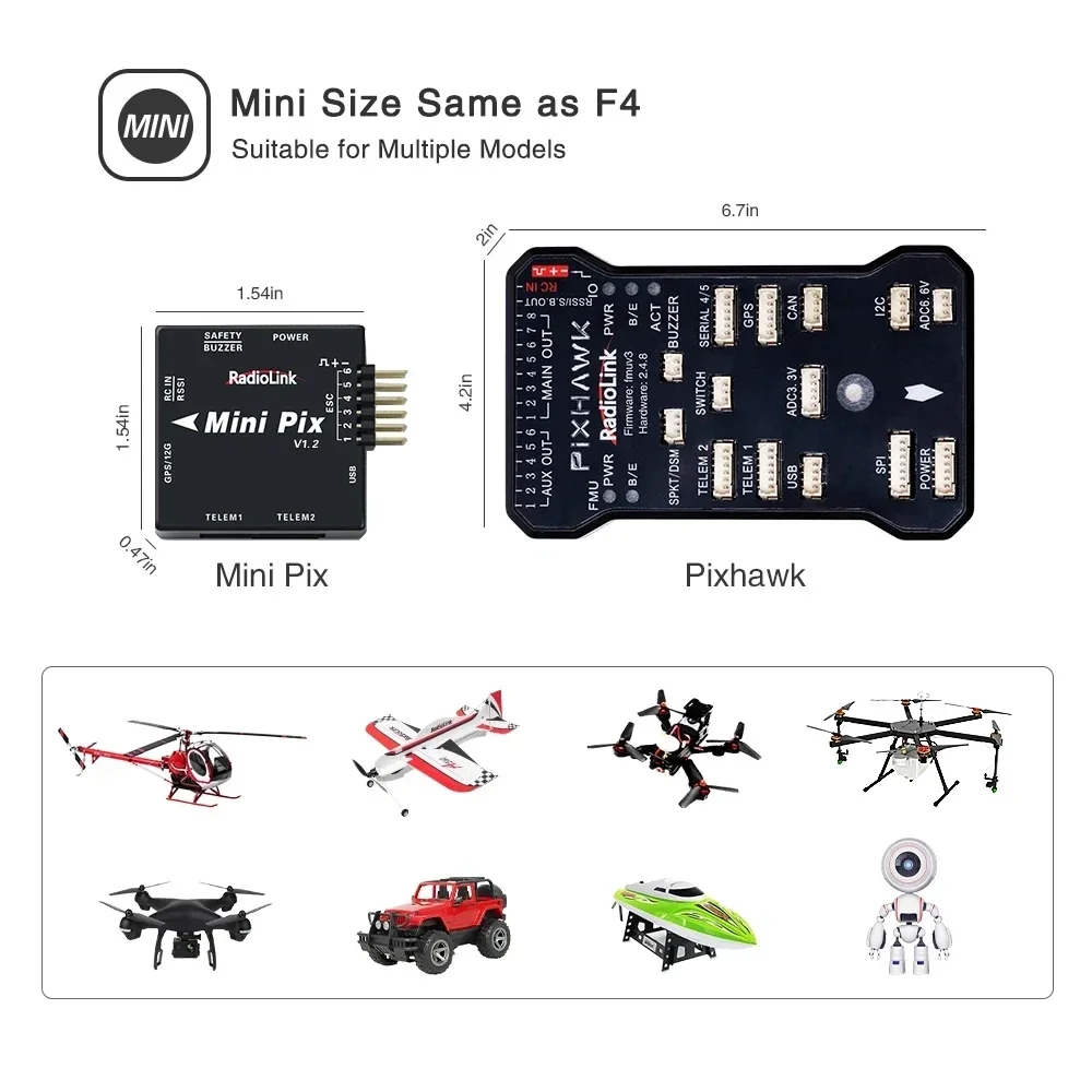 Radiolink Nuovo Mini PIX V1.2  - Drone Racing Flight Controller recensione e prezzo