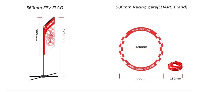 Drone FPV Racer da 560mm con B - Drone Racing Flag recensione e prezzo